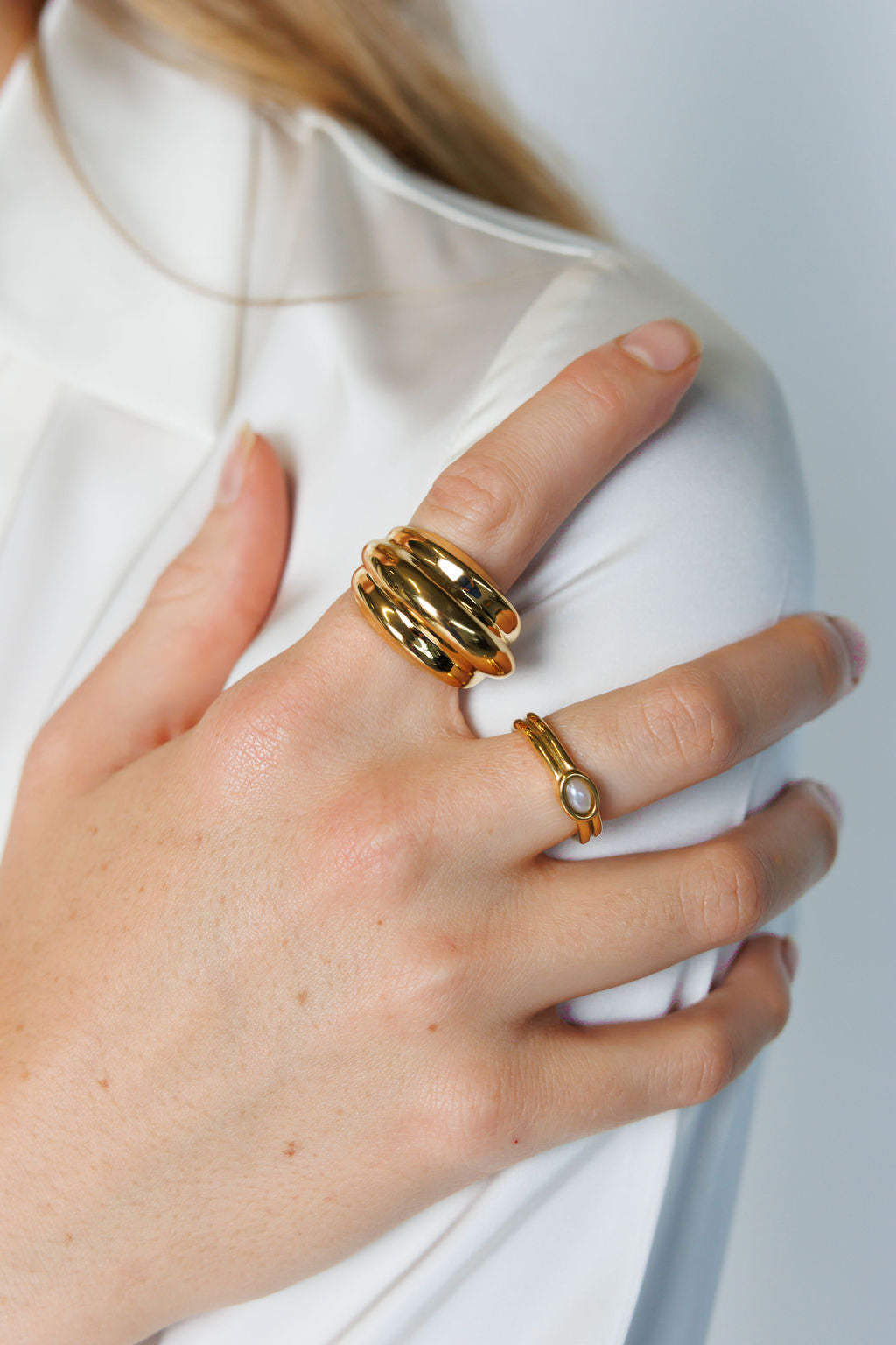 womens jewellery rings waterproof gold adjustable affordable