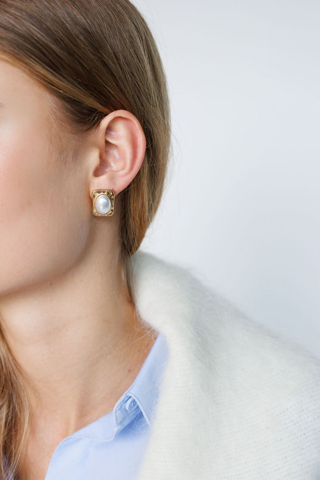 gold womens jewellery  earrings waterproof affordable pearl unique luxury