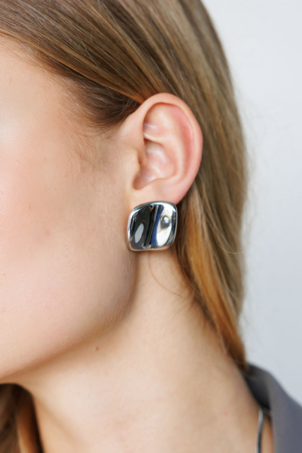 silver white gold earrings womens jewellery  Waterproof hypoallergenic. sustainable unique affordable