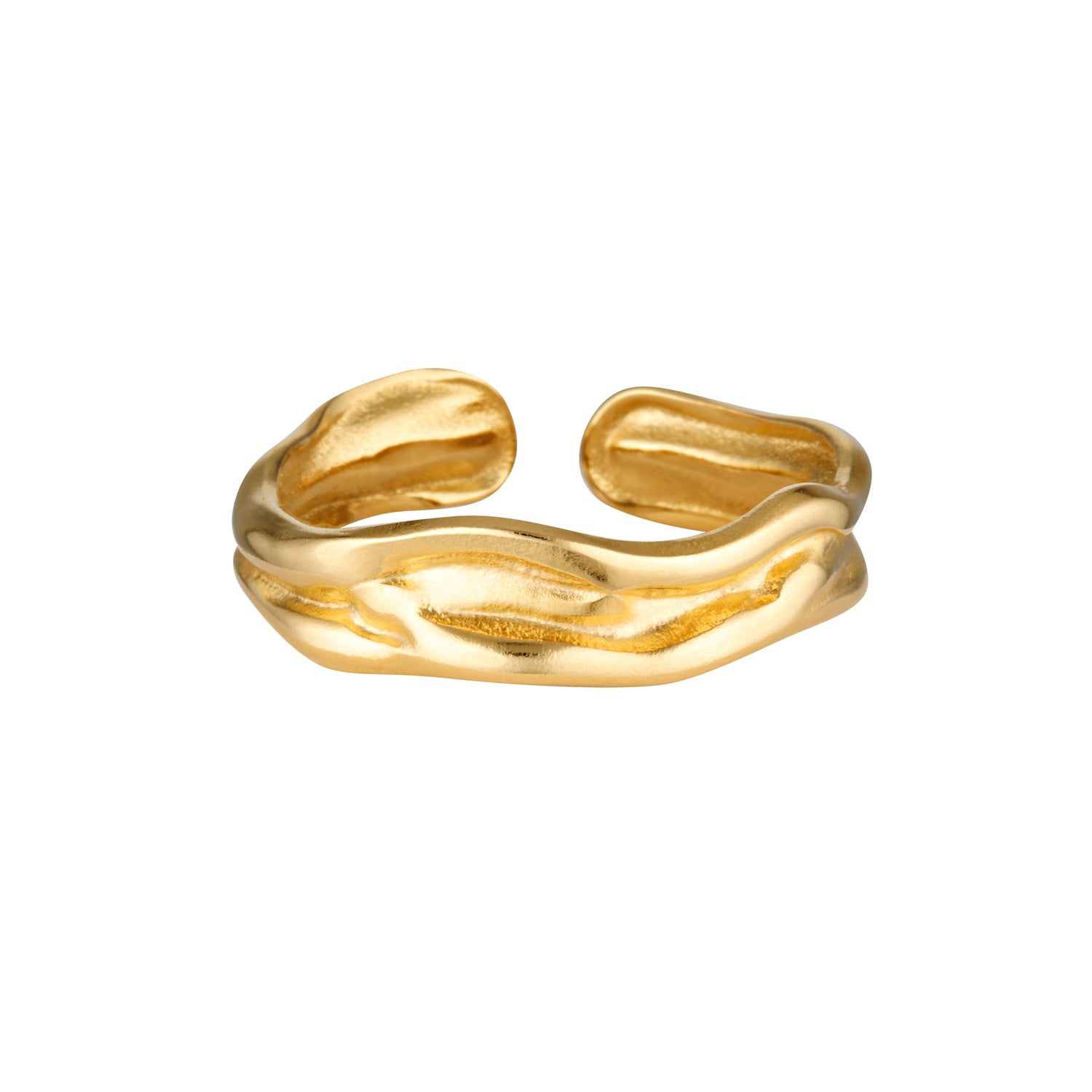 womens gold jewellery ring waterproof affordable adjustable 18k