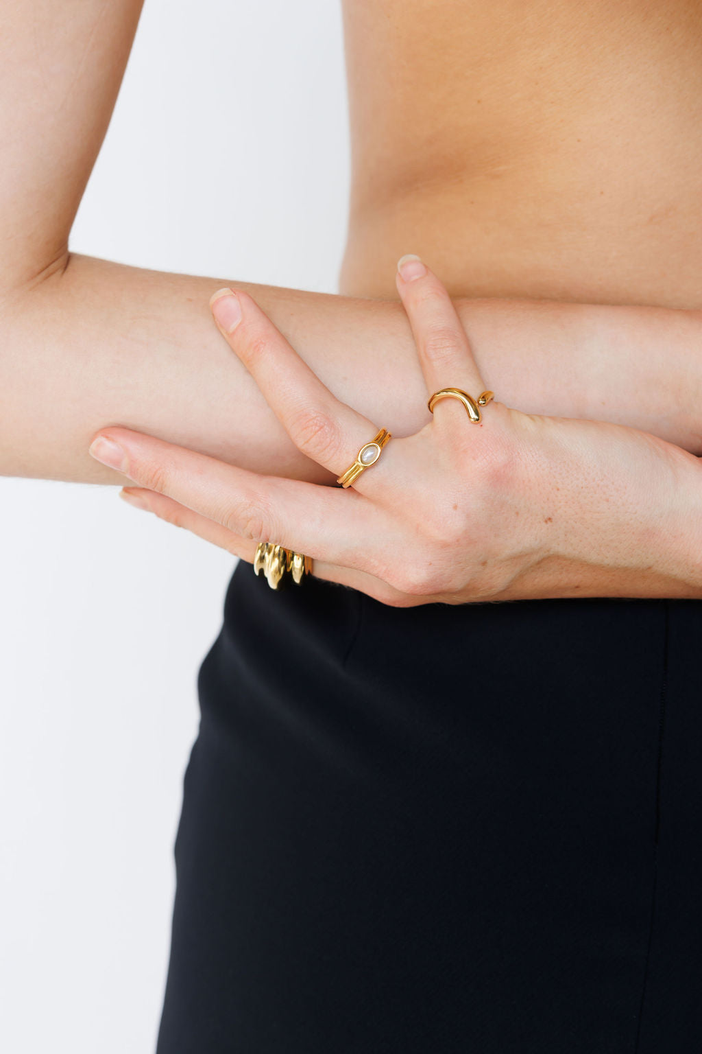 gold womens jewellery ring pearl
Waterproof hypoallergenic affordable