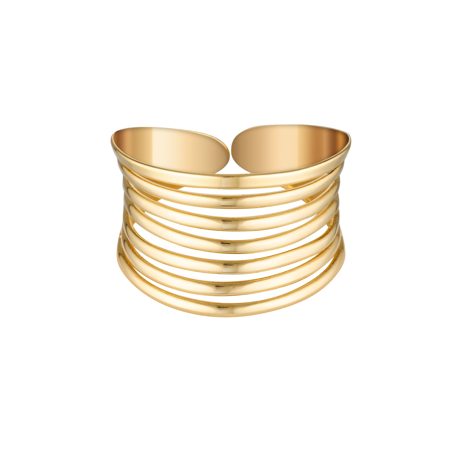 gold waterproof ring 18k affordable adjustable