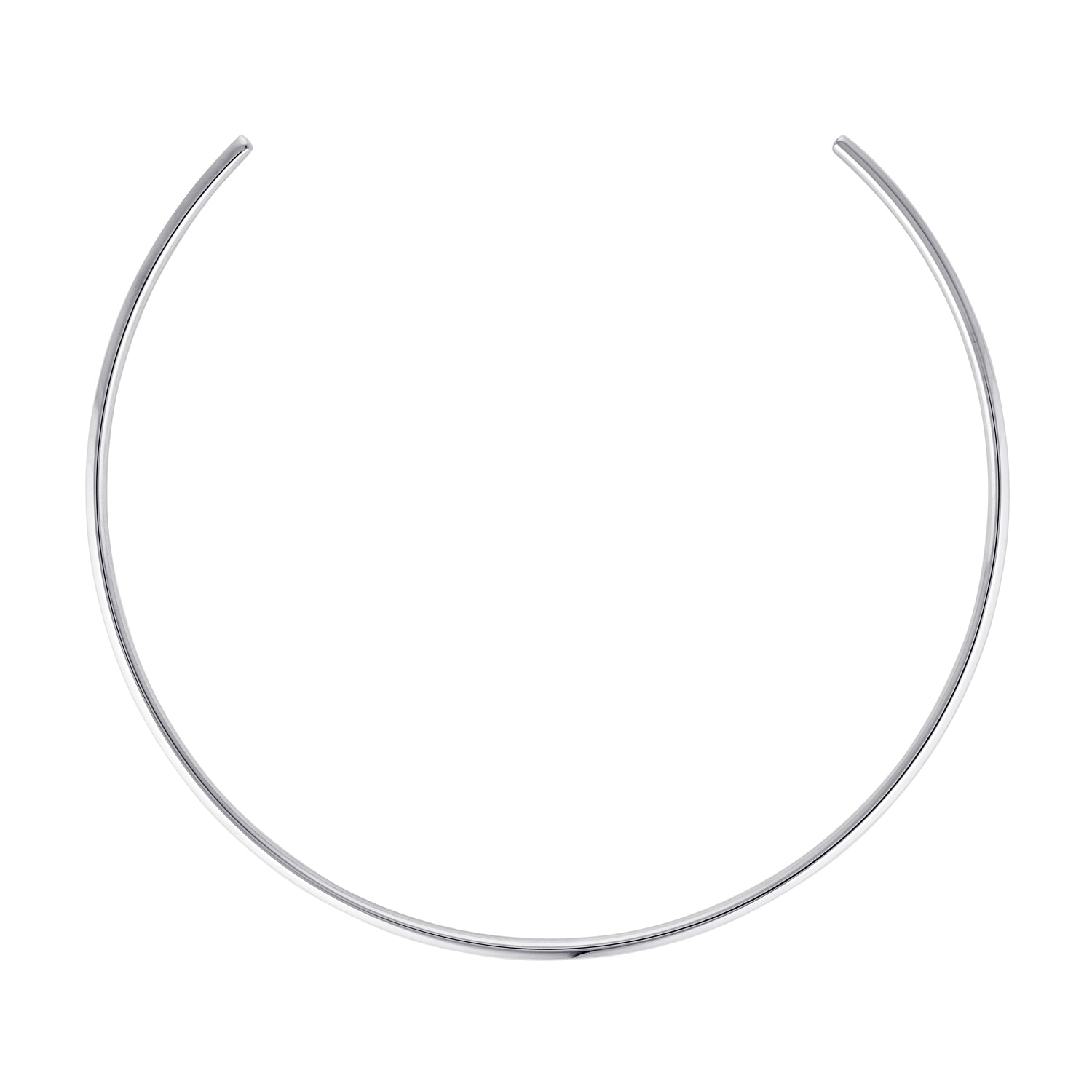 ISOBEL CHOKER STYLE NECKLACE - SILVER