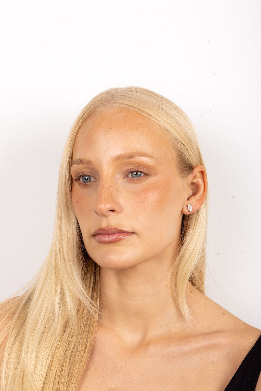 ELARA MARQUISE STUD 1CT - SILVER
