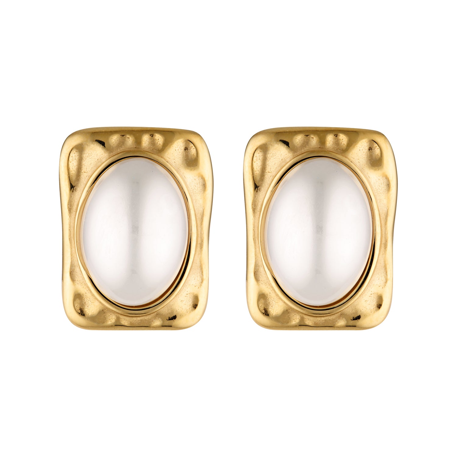 gold womens jewellery  earrings waterproof affordable pearl unique