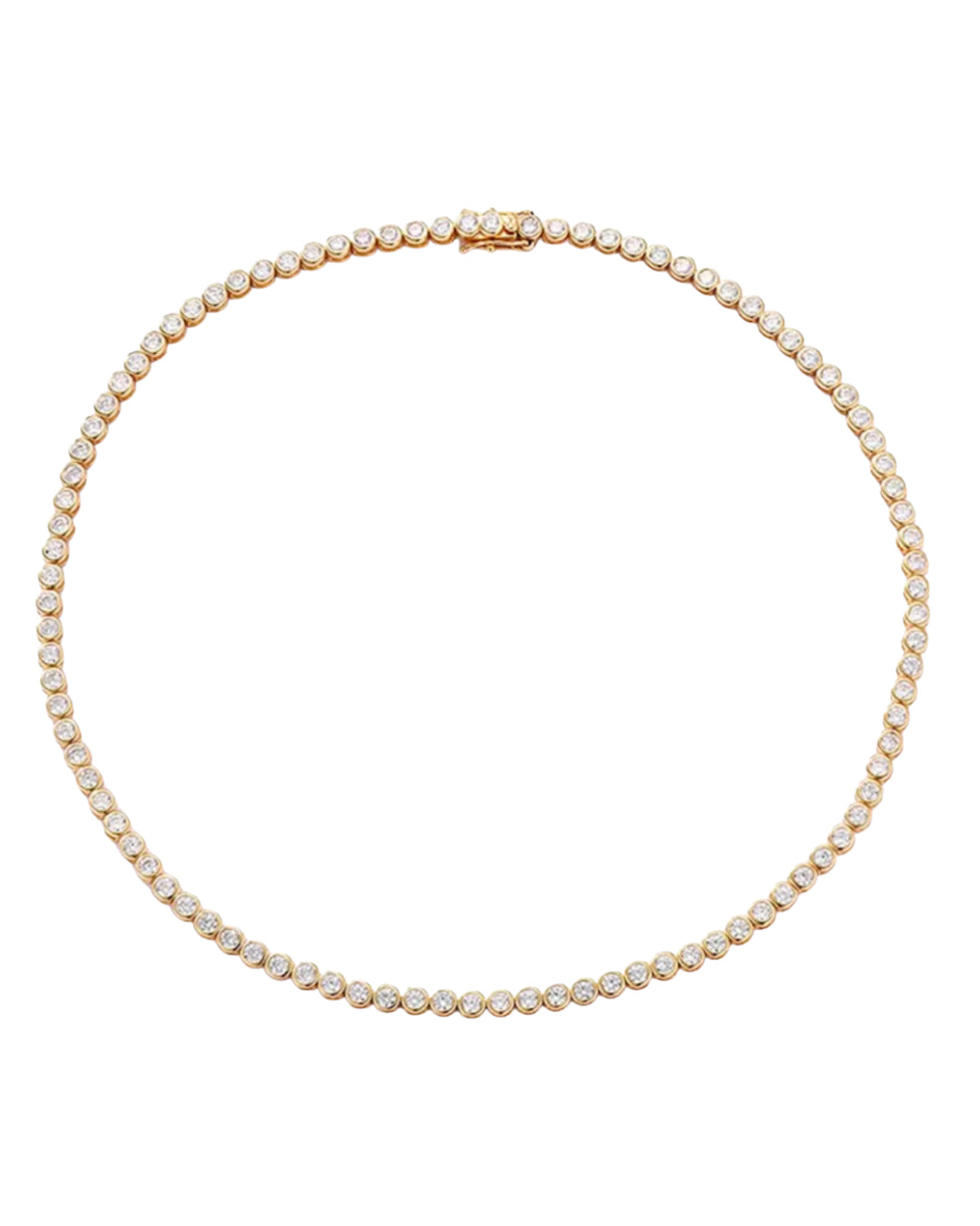 ISADORA TENNIS NECKLACE - GOLD