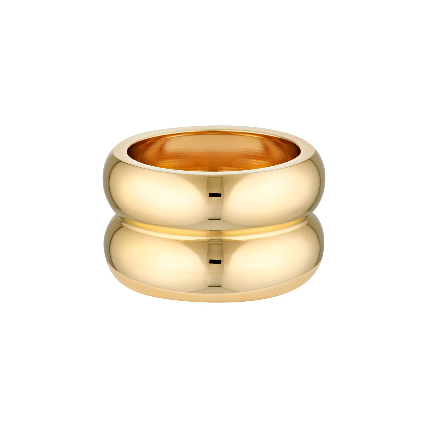 ALIXA DOUBLE BAND RING - GOLD