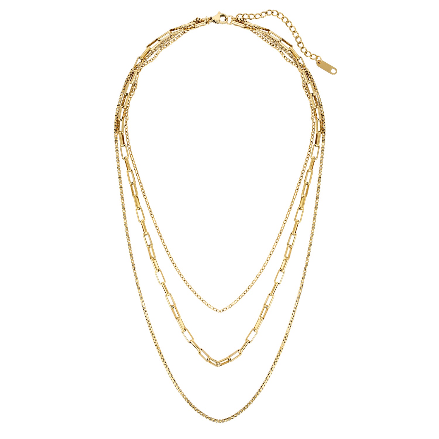 STELLA LAYERED NECKLACE - GOLD