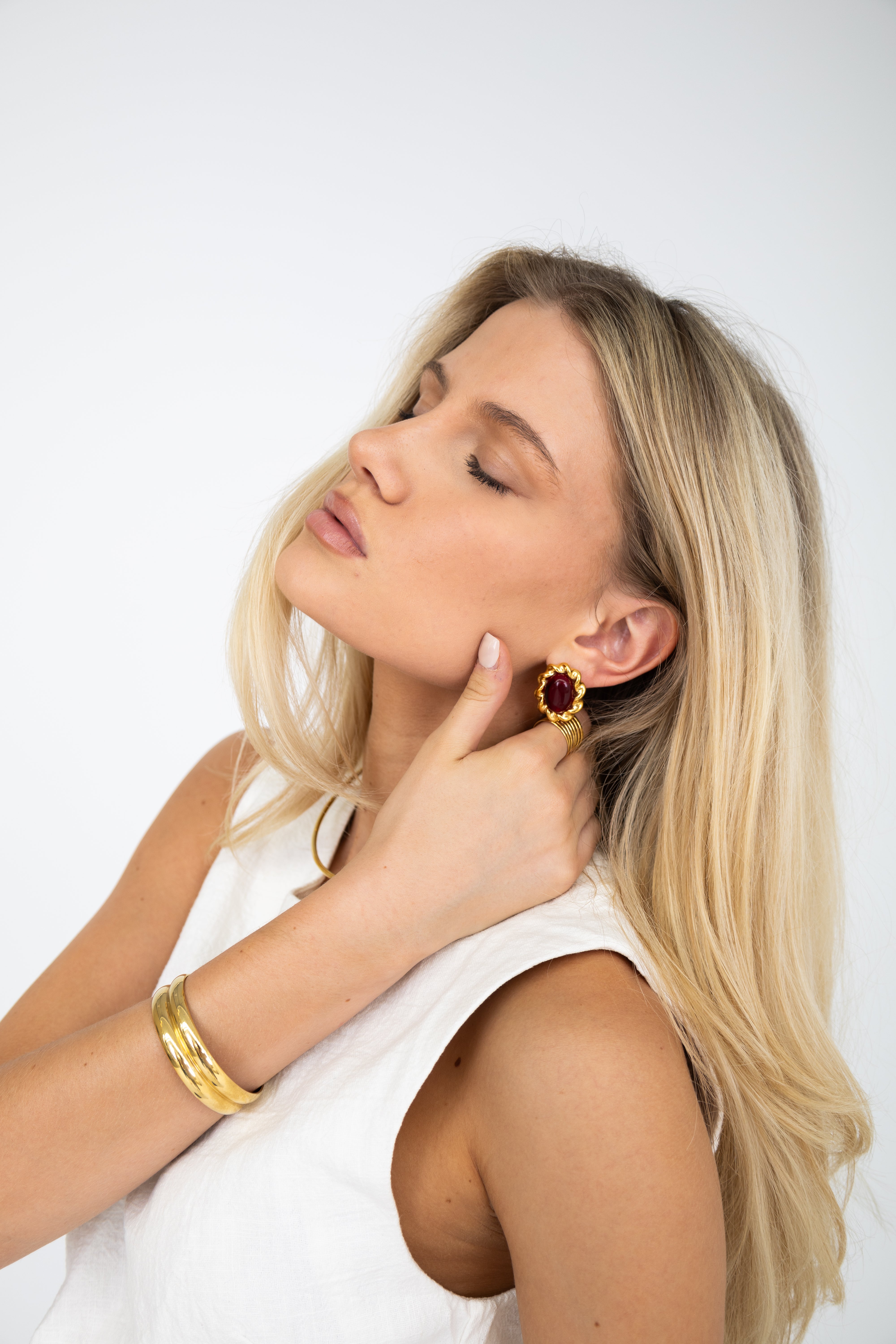 EVELYN EARRING - ROSE