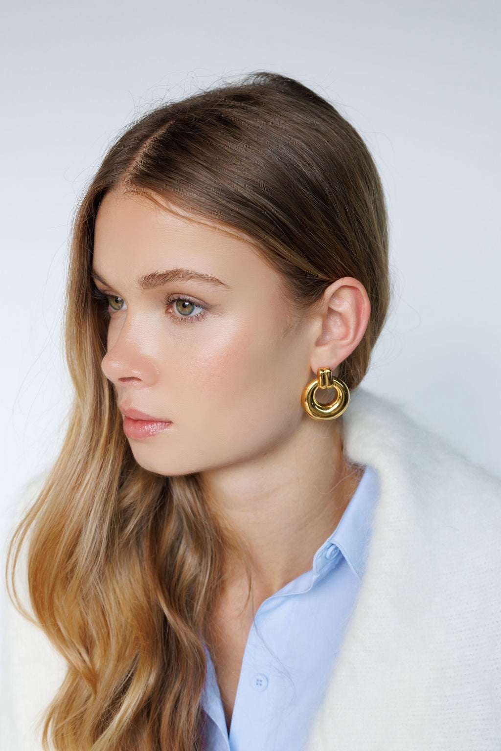 gold earrings Waterproof, tarnish-free hypoallergenic. sustainable unique jewellery Australian black tie affordable