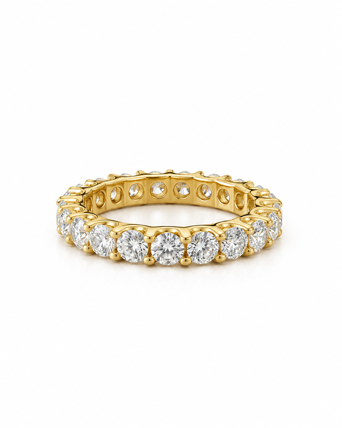 ROUND ETERNITY RING - GOLD