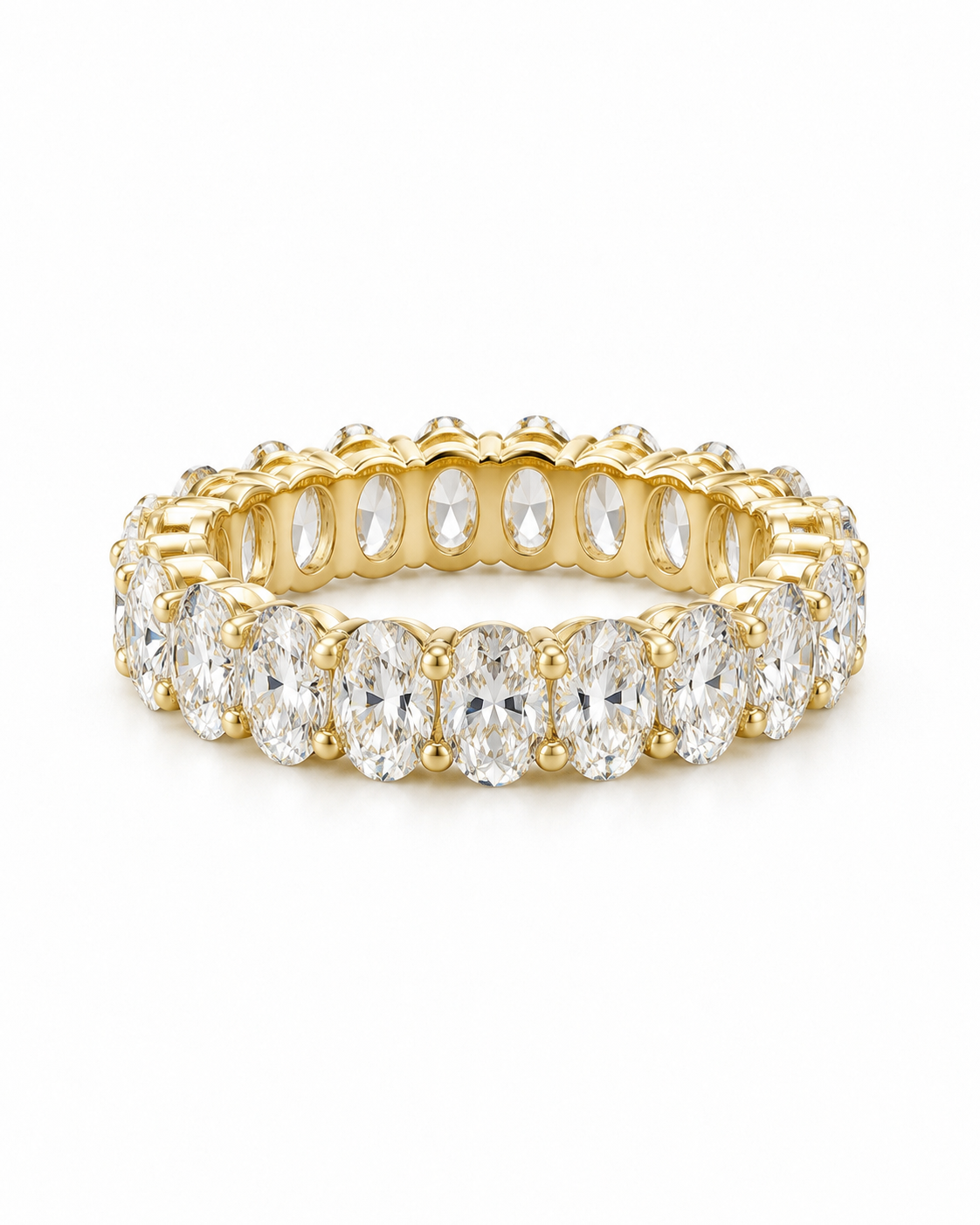 OVAL ETERNITY RING - GOLD