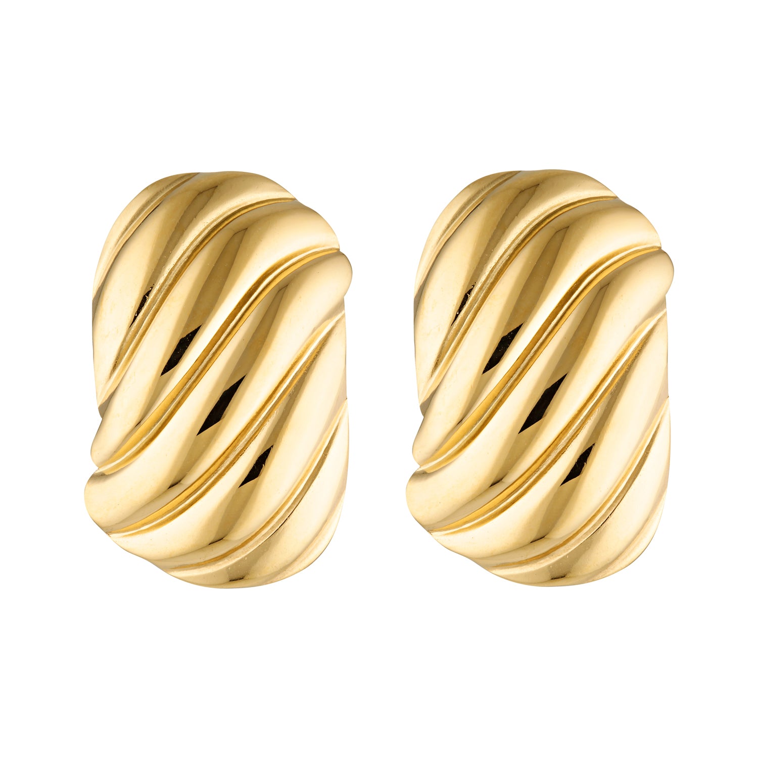 gold earrings womens Waterproof, tarnish-free hypoallergenic. sustainable unique jewellery black tie affordable